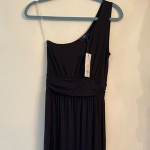 One shoulder maxi dress